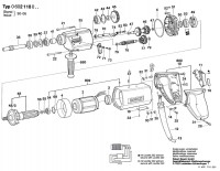Bosch 0 602 118 008 ---- High Frequency Drill Spare Parts